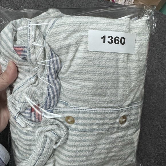 Free People We The Free Striped Floral Hooded Jacket S - Picture 7 of 7